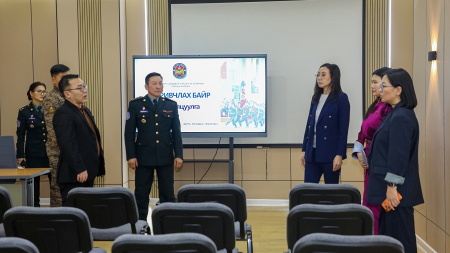 Баянзүрх дүүрэгт байрлах Баривчлах байранд сургалтын танхим тохижууллаа